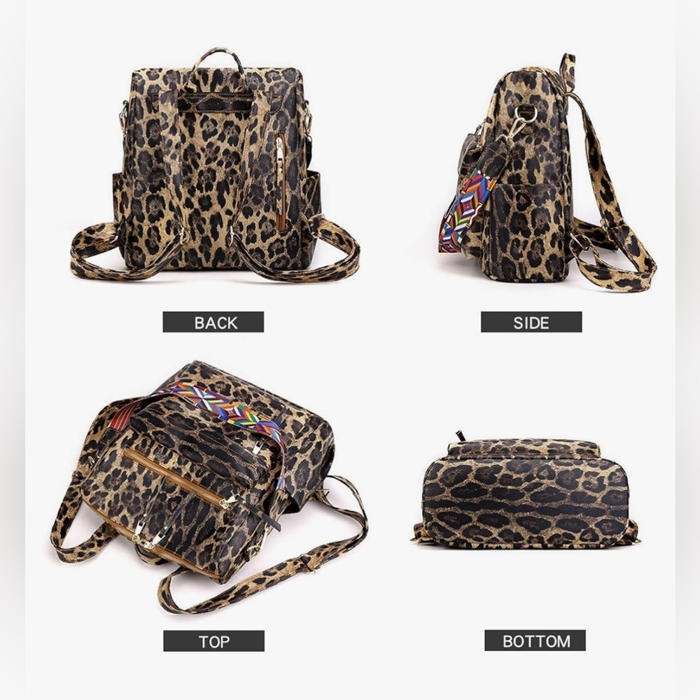 Backpack Purse Multipurpose Convertible Satchel H… - image 4